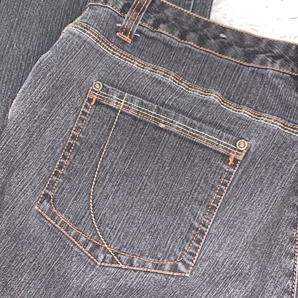French Cuff Gray Jeans - Picture 6 of 11